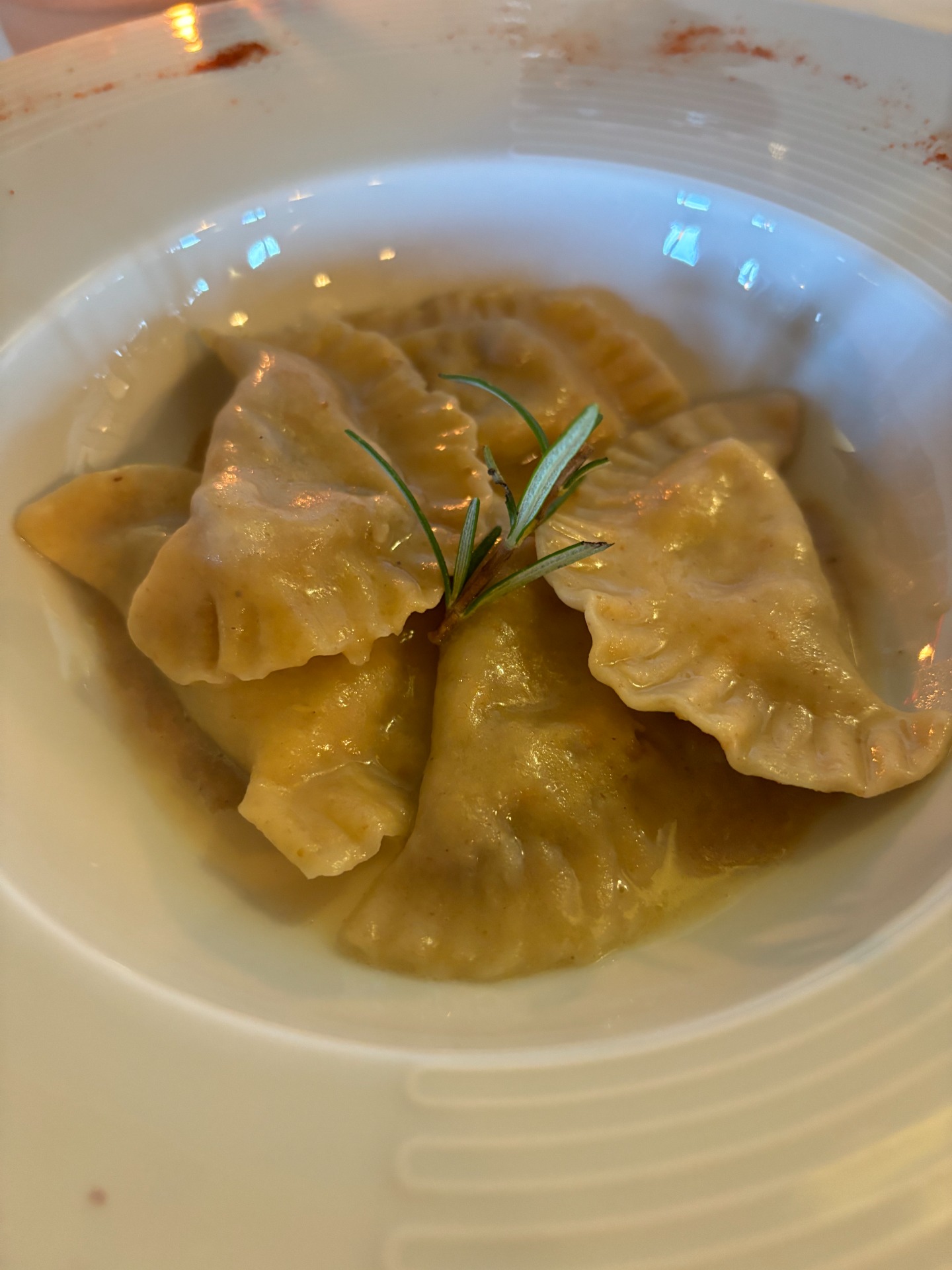 raviolone casereccio al brasato